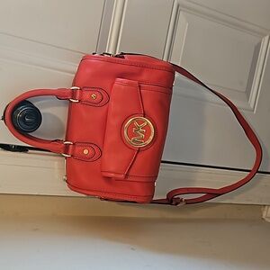 Leather Michael Kors handbag
